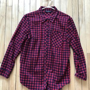 Red & blue plaid shirt